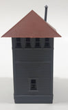 Grey and Brown Plastic Railroad Model Outpost Lookout Tower Building