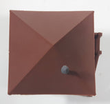 Grey and Brown Plastic Railroad Model Outpost Lookout Tower Building