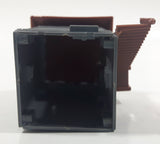 Grey and Brown Plastic Railroad Model Outpost Lookout Tower Building