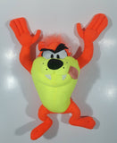 2014 Toy Factory Warner Bros Looney Tunes Taz Neon Orange 14" Tall Plush Toy Character