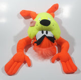 2014 Toy Factory Warner Bros Looney Tunes Taz Neon Orange 14" Tall Plush Toy Character