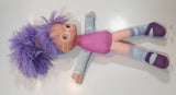 1984 Hallmark Cards Rainbow Brite Shy Violet 14" Tall Stuffed Toy Figure