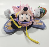 Disney Minnie Mouse Purple Butterfly with Easter Egg Basket 10" Tall Stuffed Plush Toy Character