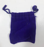 Lucky Eagle Casino Rochester, Washington Small Purple Velvet Casino Chip Coin Money Bag 3" x 3"