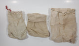 Vintage Bank Cash Coin Money Bag Lot of 3