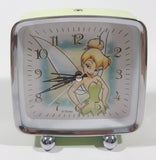 Disney Tinkerbell Battery Operated Metal Alarm Clock 5" Tall