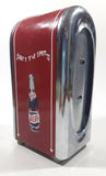 Vintage Drink Pepsi Cola Ice Cold "Hits The Spot" Heavy Metal 7 1/2" Tall Napkin Dispenser