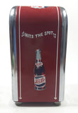 Vintage Drink Pepsi Cola Ice Cold "Hits The Spot" Heavy Metal 7 1/2" Tall Napkin Dispenser