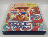 2011 Fisher Price Little People Welcome To The Farm Hard Cover Book with Felt Pieces