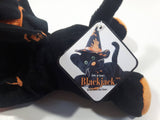 Sears Exclusive Blackjack Halloween Black Cat 7 1/2" Long Toy Stuffed Plush Animal New with Tags
