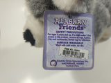 Arctic Circle Enterprises Alaskan Friends Husky Dog Pup 9" Long Toy Stuffed Plush Animal New with Tags