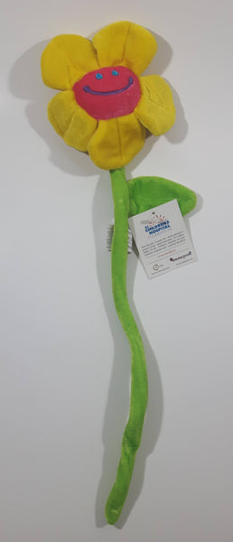 LPN Trading Bendable Yellow and Pink Flower 18" Long Toy Stuffed Plush New with Tags