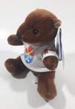 Sears Maple Beaver with Bicycle Shirt 5 1/2" Tall Toy Stuffed Animal Plush New with Tags