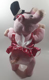 Rare Clothing Version Cuddle Barn Fred & Astelle Singing and Dancing To Mambo  No 5 by Lou Bega Animated Robotic Pink Pig Couple 15" Tall