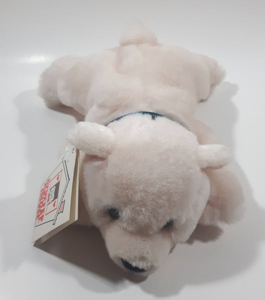 The Stuffed Animal House White Teddy Bear 7 1/2" Long Toy Stuffed Animal Plush New with Tags