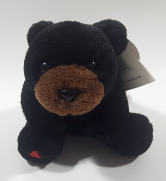The Stuffed Animal House Maplefoot Babies Molasses Black Bear 4 1/2" Tall Toy Stuffed Animal Plush New with Tags