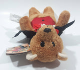 Sears Count Bearon Brown Vampire Teddy Bear 7 1/2" Tall Toy Stuffed Animal Plush with Tags