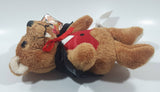 Sears Count Bearon Brown Vampire Teddy Bear 7 1/2" Tall Toy Stuffed Animal Plush with Tags
