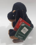 Russ Berrie & Company Amram's Biscuit Black Puppy Dog 5" Tall Toy Stuffed Plush Animal New with Tags