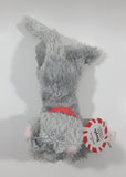 Hallmark Jingle Grey Cat Meowing 8 1/2" Long Toy Stuffed Plush Animal New with Tags