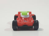 Kinder Surprise MPG #11 Orange and Green Plastic Snap Together Toy Race Car Vehicle