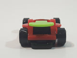 Kinder Surprise MPG #11 Orange and Green Plastic Snap Together Toy Race Car Vehicle