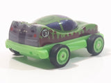Kinder Surprise MPG UN 056 #97 Green Pullback Plastic Snap Together Toy Race Car Vehicle