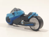 Kinder Surprise Justice League MPG DE115 Blue and Grey Plastic Snap Together Toy Motor Cycle Vehicle