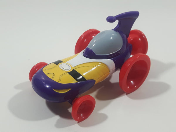 Big Idea Inc. VeggieTales Larry Boy Mobile Purple Yellow Red 3 3/4" Long Plastic Toy Car Vehicle