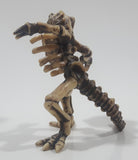 T-Rex Tyrannosaurus Rex Dinosaur Fossil Skeleton 2 1/4" Tall PVC Toy Figure