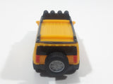 2006 McDonald's #2 Hummer H2 Push and Go Friction Motorized Yellow Plastic Die Cast Toy Car Vehicle