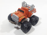 2011 McDonald's Tonka Garage Monster Truck Orange Plastic Die Cast Toy Car Vehicle with Winch