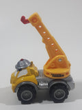 2001 Maisto Hasbro Tonka Lil Chuck & Friends Crane Truck Grey Yellow Die Cast Toy Car Vehicle