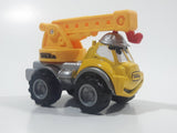2001 Maisto Hasbro Tonka Lil Chuck & Friends Crane Truck Grey Yellow Die Cast Toy Car Vehicle
