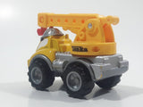 2001 Maisto Hasbro Tonka Lil Chuck & Friends Crane Truck Grey Yellow Die Cast Toy Car Vehicle