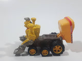 2001 Maisto Hasbro Tonka Lil Chuck & Friends Excavator Scoop Hands Dump Truck Yellow Die Cast Toy Car Vehicle
