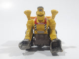 2001 Maisto Hasbro Tonka Lil Chuck & Friends Excavator Scoop Hands Dump Truck Yellow Die Cast Toy Car Vehicle