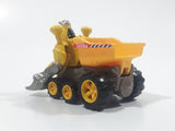 2001 Maisto Hasbro Tonka Lil Chuck & Friends Excavator Scoop Hands Dump Truck Yellow Die Cast Toy Car Vehicle