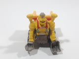 2001 Maisto Hasbro Tonka Lil Chuck & Friends Excavator Scoop Hands Dump Truck Yellow Die Cast Toy Car Vehicle