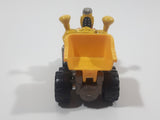 2001 Maisto Hasbro Tonka Lil Chuck & Friends Excavator Scoop Hands Dump Truck Yellow Die Cast Toy Car Vehicle