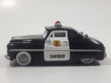 Disney Pixar Cars '49 Merc Police Sheriff Cop Car Black and White Die Cast Toy Car Vehicle