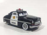 Disney Pixar Cars '49 Merc Police Sheriff Cop Car Black and White Die Cast Toy Car Vehicle