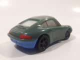 2006 McDonald's Disney Pixar Cars Sally Porsche Light Green Pullback Plastic Die Cast Toy Car Vehicle