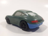 2006 McDonald's Disney Pixar Cars Sally Porsche Light Green Pullback Plastic Die Cast Toy Car Vehicle