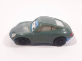 2006 McDonald's Disney Pixar Cars Sally Porsche Light Green Pullback Plastic Die Cast Toy Car Vehicle