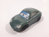 2006 McDonald's Disney Pixar Cars Sally Porsche Light Green Pullback Plastic Die Cast Toy Car Vehicle
