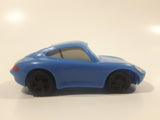 2006 McDonald's Disney Pixar Cars Sally Porsche Light Blue Pullback Plastic Die Cast Toy Car Vehicle