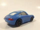 2006 McDonald's Disney Pixar Cars Sally Porsche Light Blue Pullback Plastic Die Cast Toy Car Vehicle