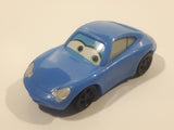 2006 McDonald's Disney Pixar Cars Sally Porsche Light Blue Pullback Plastic Die Cast Toy Car Vehicle