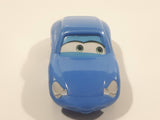 2006 McDonald's Disney Pixar Cars Sally Porsche Light Blue Pullback Plastic Die Cast Toy Car Vehicle